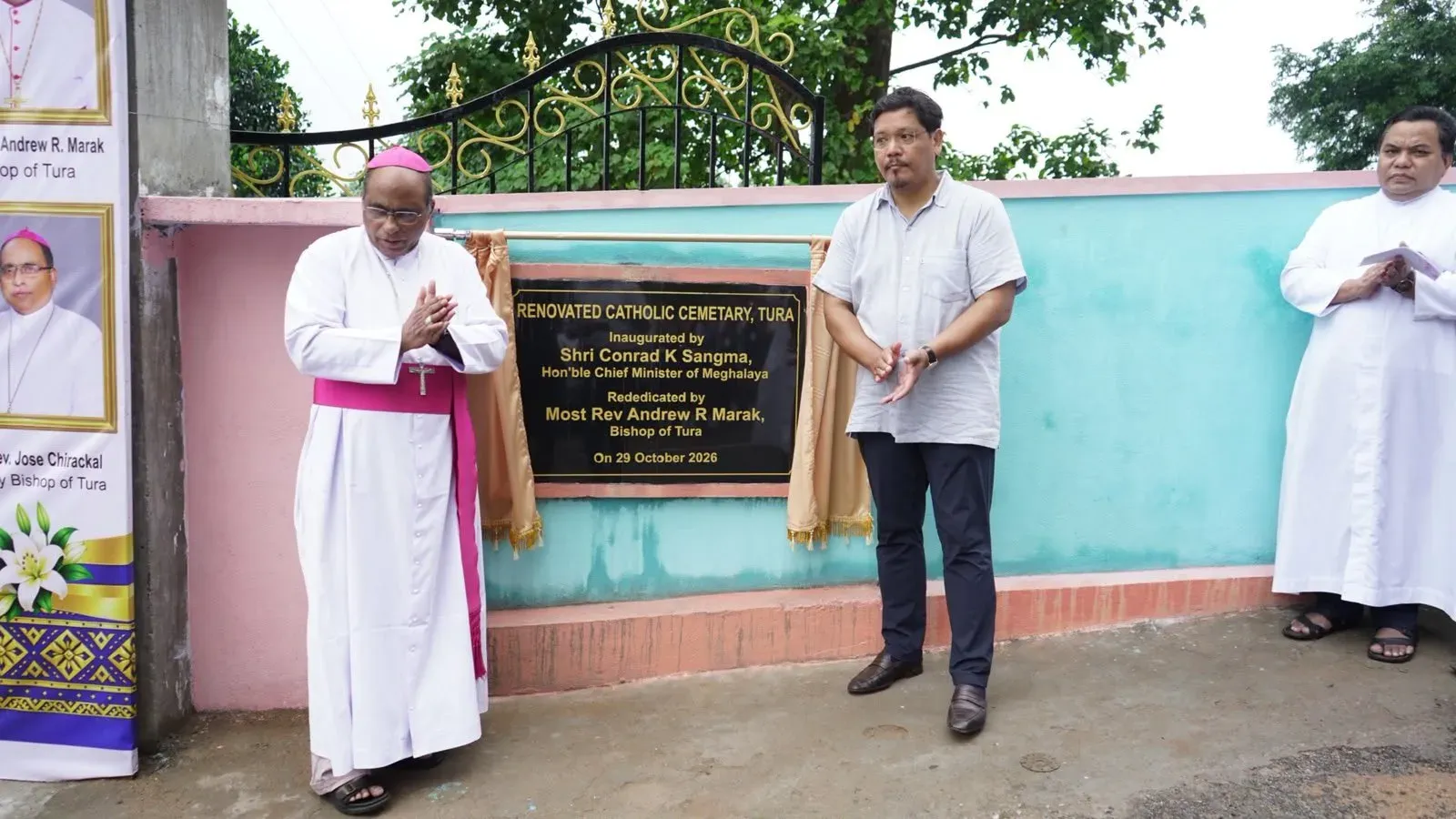 CM Conrad Sangma Inaugurates Renovated Tura Cemetery