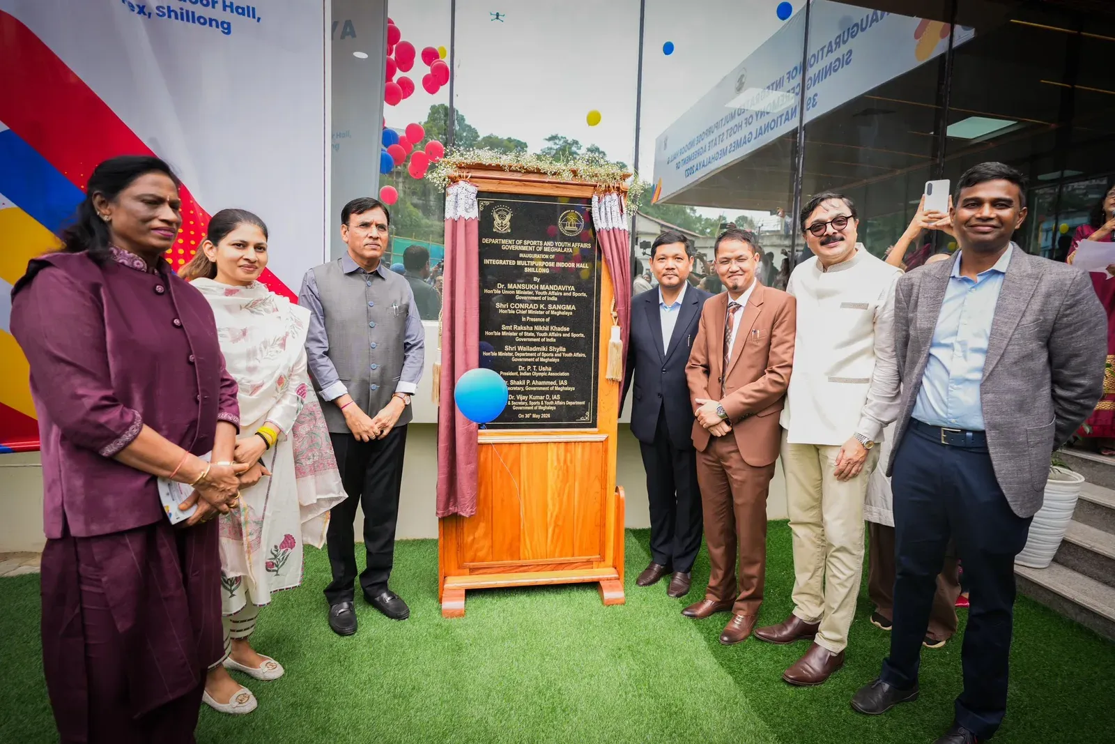 CM Conrad Sangma inaugurates Sports Complex in Shillong