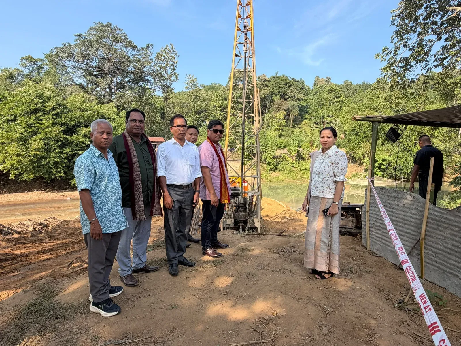 CM Conrad Sangma Inspects Aminda Rangsa Bridge in West Garo Hills