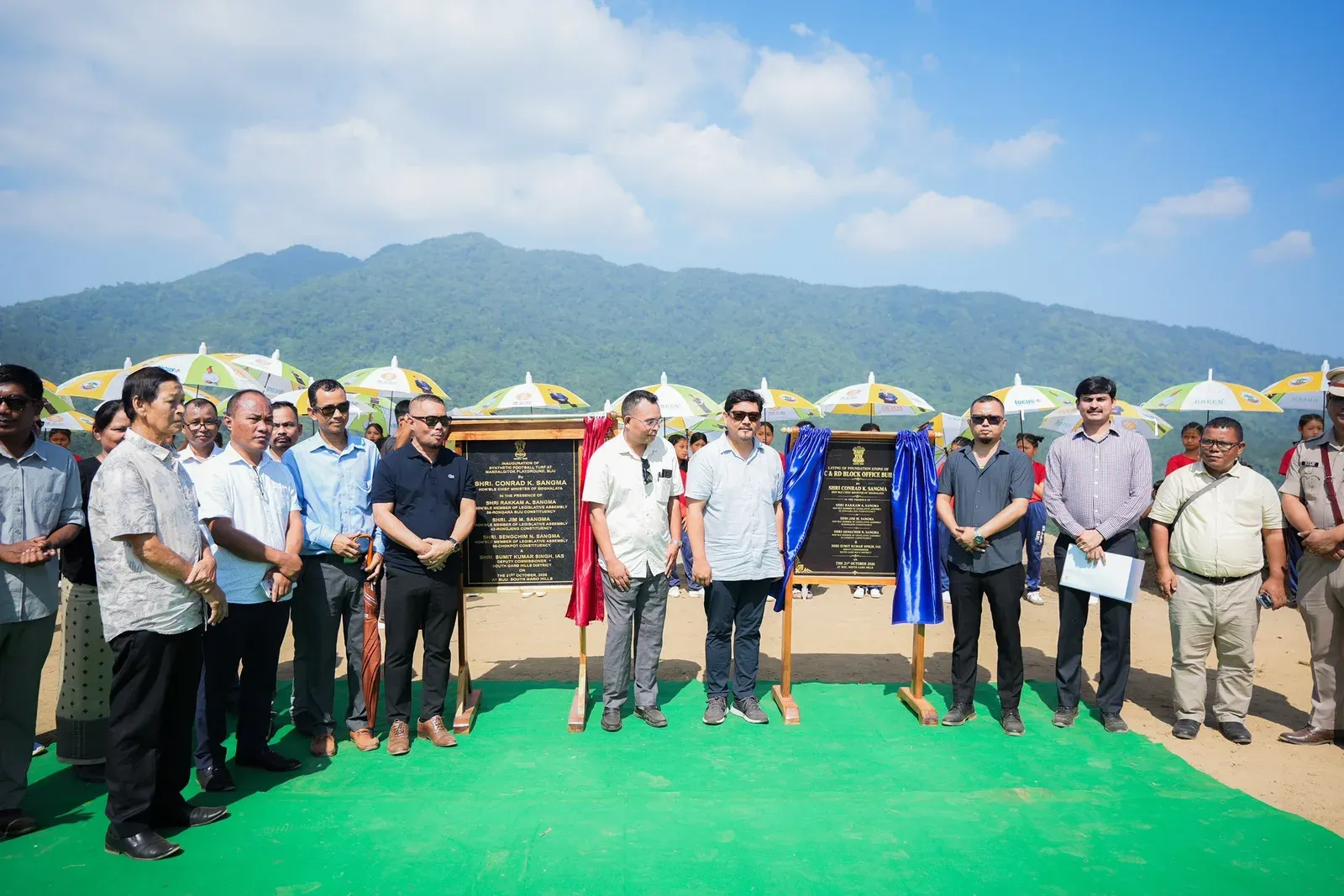CM Conrad Sangma Lays Foundation for Siju BDIC in South Garo Hills