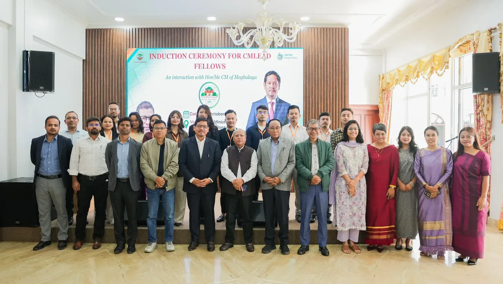 CM Conrad Sangma meets CM LEAD Fellows in Shillong