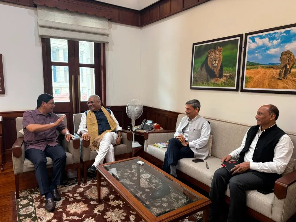 CM Conrad Sangma Meets Union Environment Minister in New Delhi