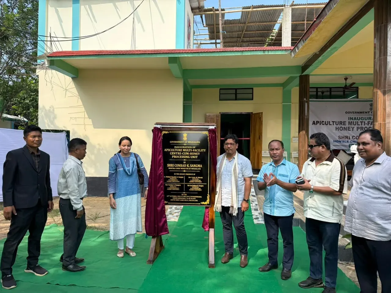 CM Conrad Sangma opens honey processing hub in Garo Hills