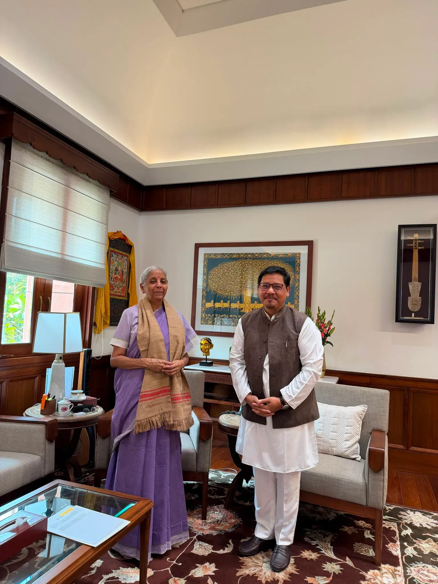 CM Conrad Sangma raises Meghalaya's EAP concerns with FM Sitharaman