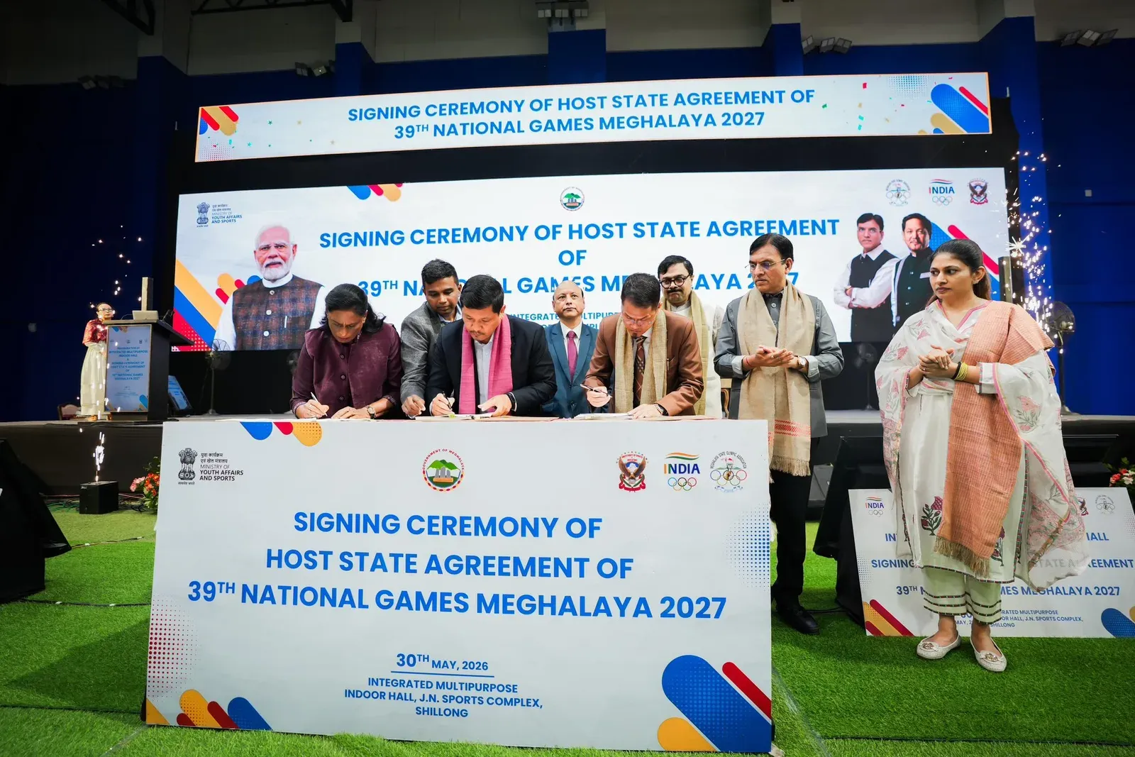 CM Conrad Sangma Signs Host State Pact for 39th National Games 2027