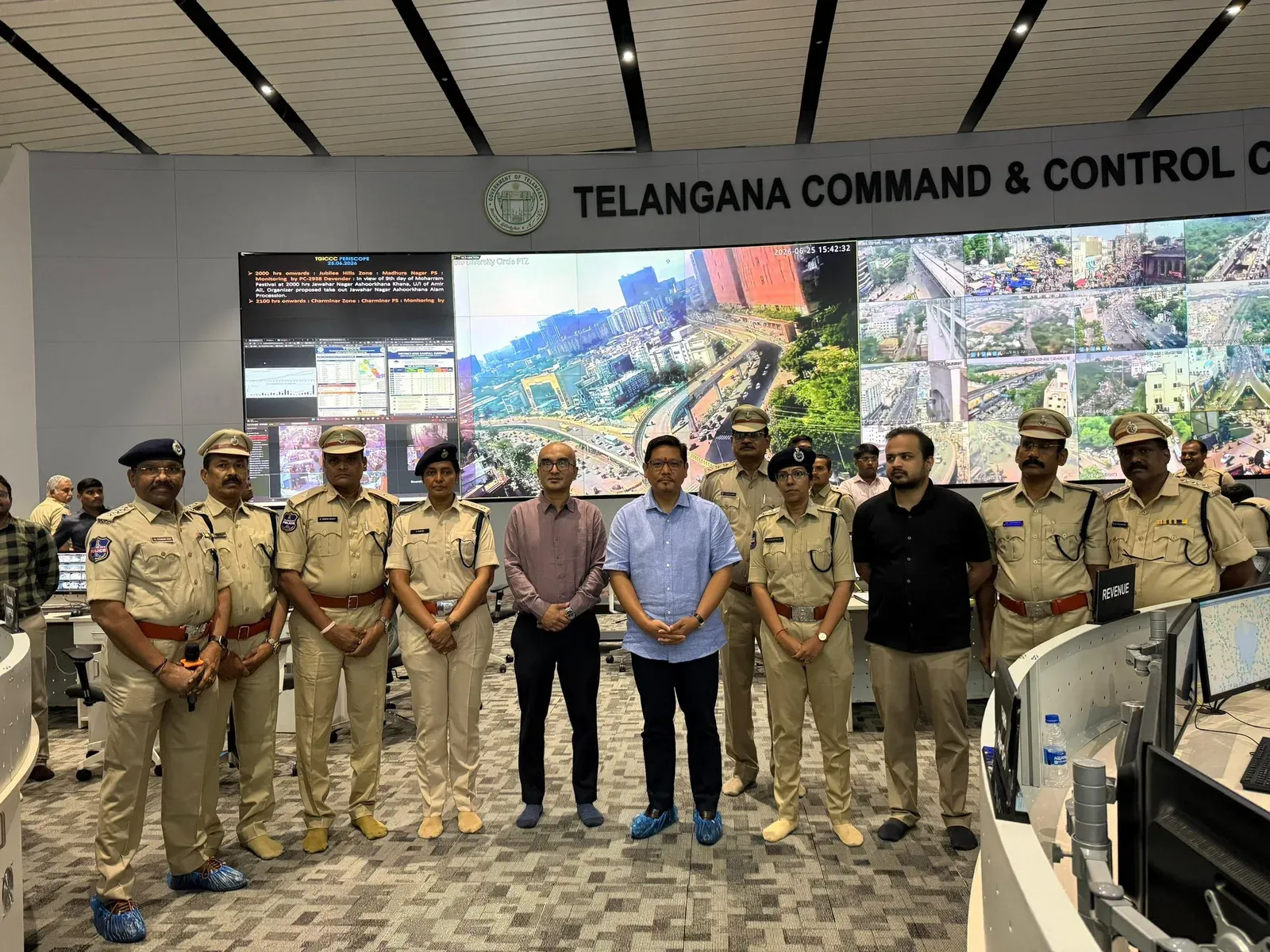 CM Conrad Sangma visits Telangana's IC&CC in Hyderabad