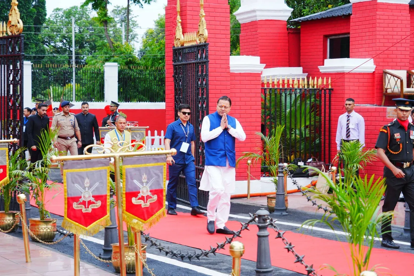 CM Dhami attends NDA Passing Out Parade with President Murmu