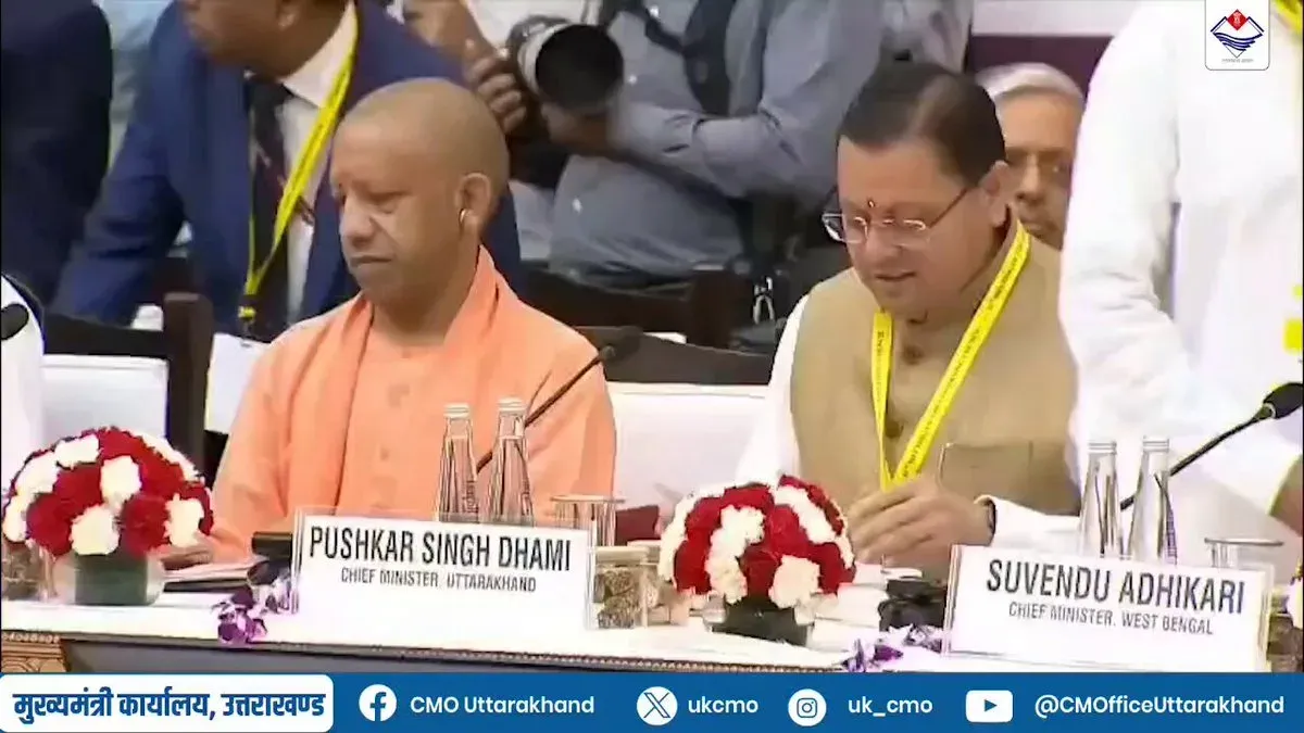 CM Dhami attends NITI Aayog meet chaired by PM Modi