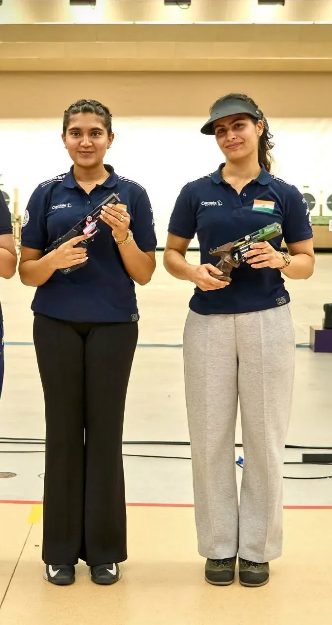 CM Dhami Congratulates Esha Singh, Manu Bhaker on ISSF World Cup Medals