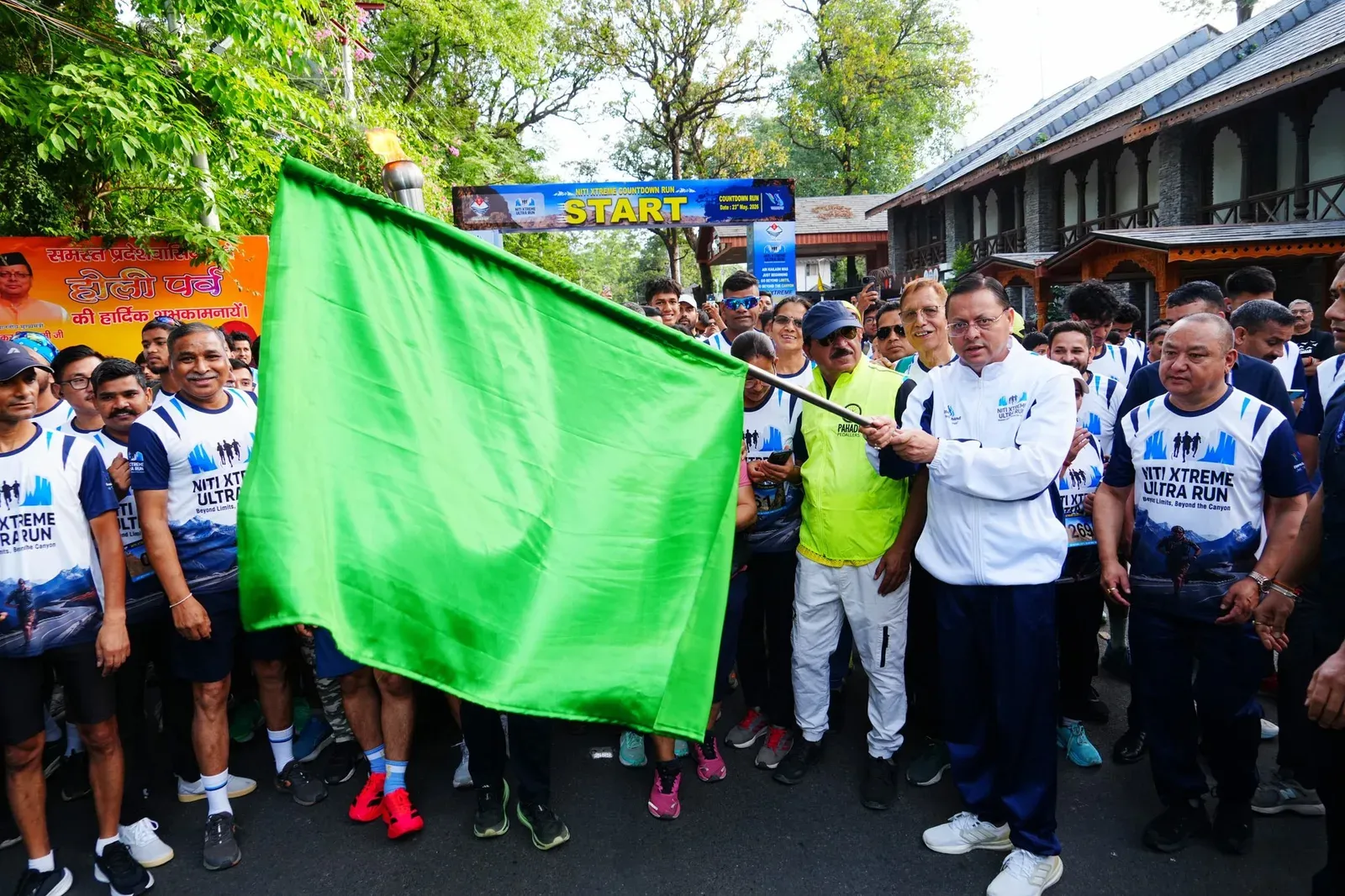 CM Dhami Flags Off Niti Extreme Ultra Run 2026 Countdown
