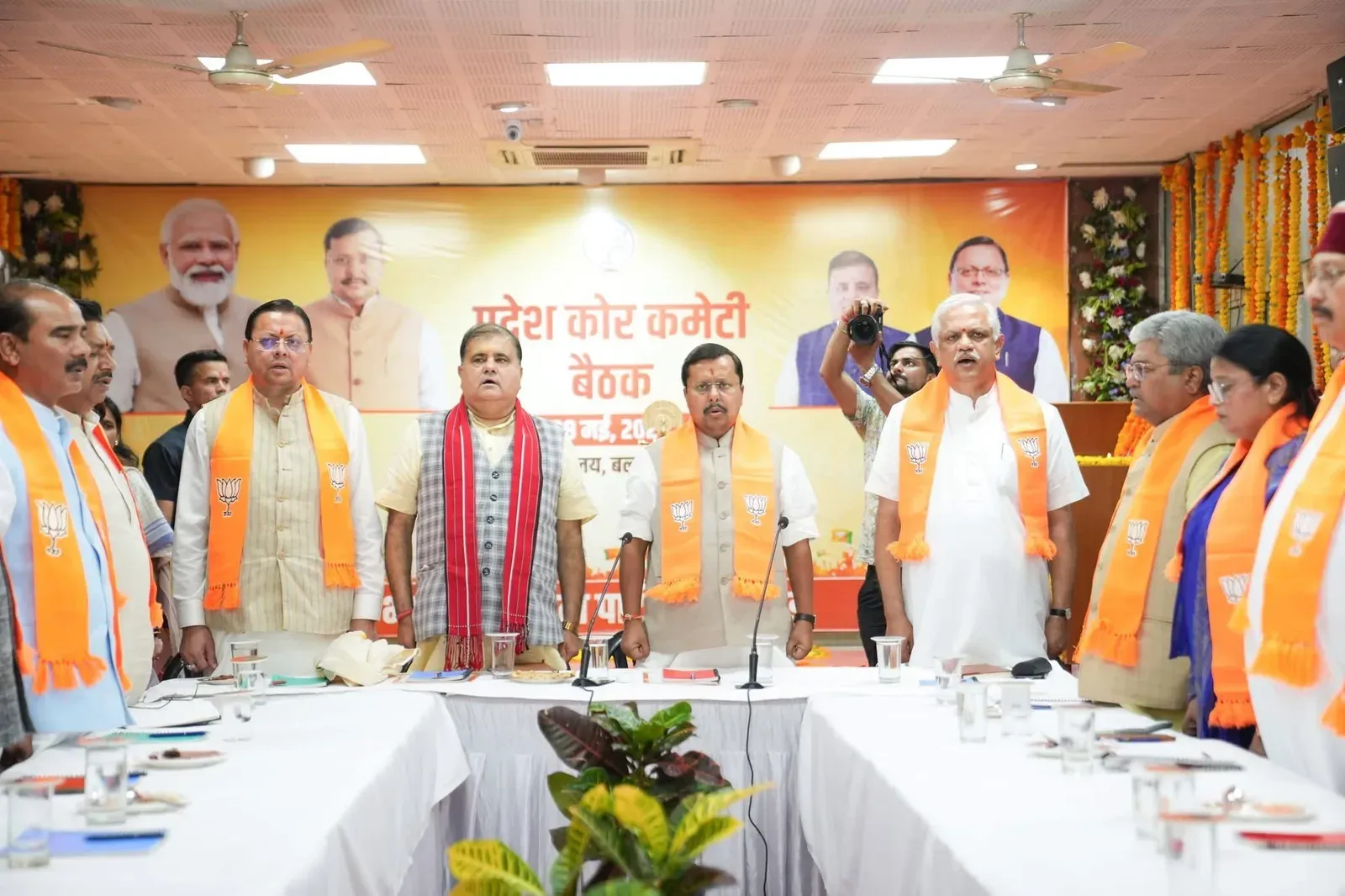 CM Dhami hails BJP as nation-building movement under Modi