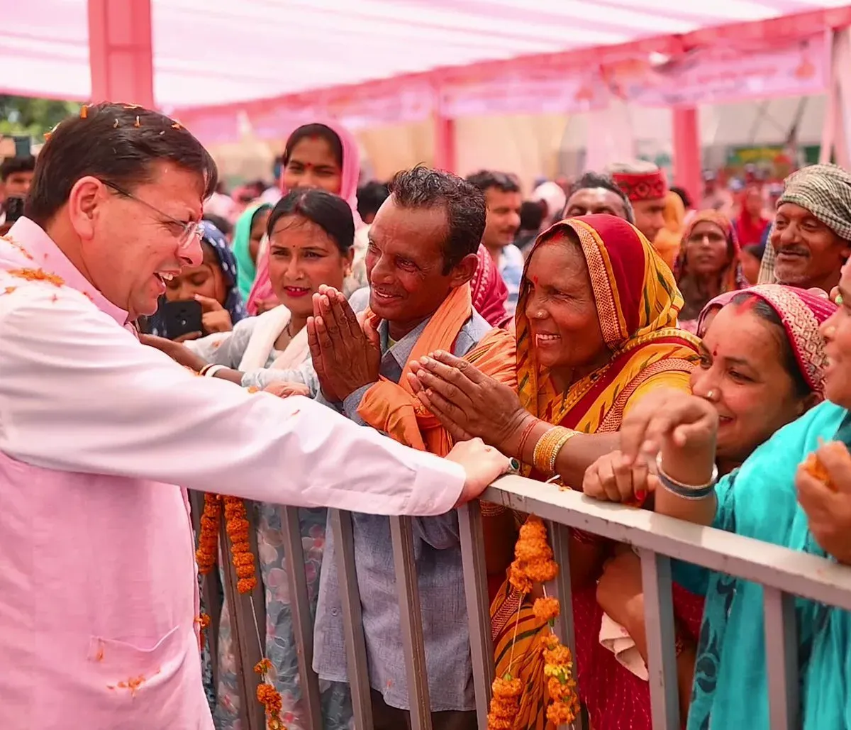 CM Dhami Hails Khatima's Overwhelming Public Support