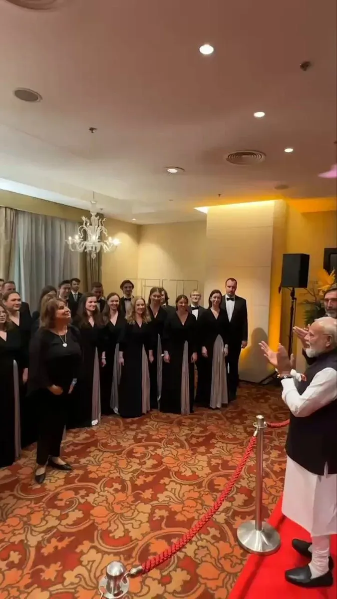 CM Dhami Hails 'Vande Mataram' Performance Before PM Modi in Slovakia