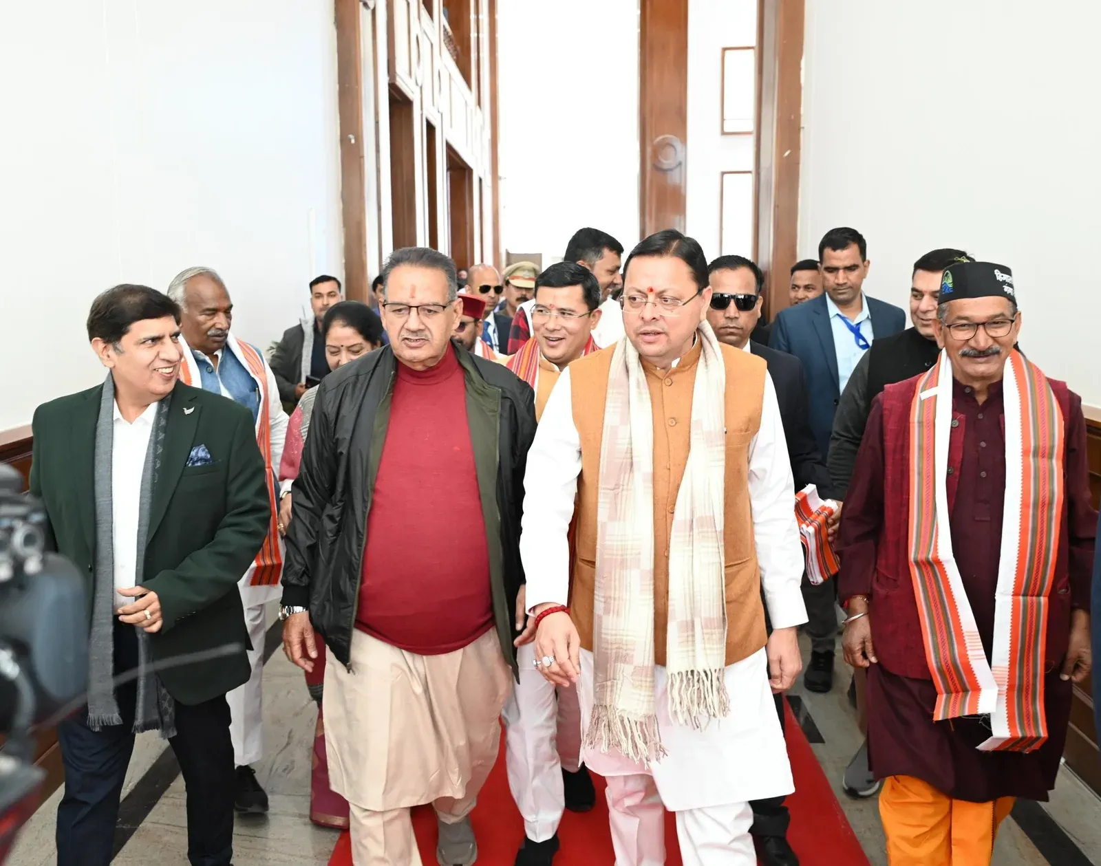 CM Dhami Heads to Gairsain for Vidhan Sabha Session