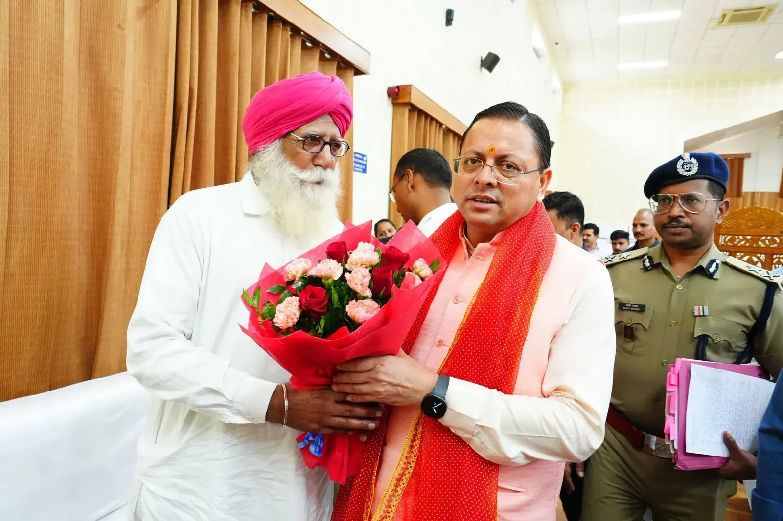 CM Dhami Highlights MLAs' Presence at State Function
