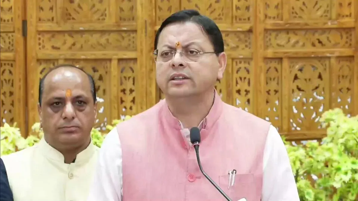 CM Dhami Hits Out at Congress Over Remarks on Doval, General Rawat