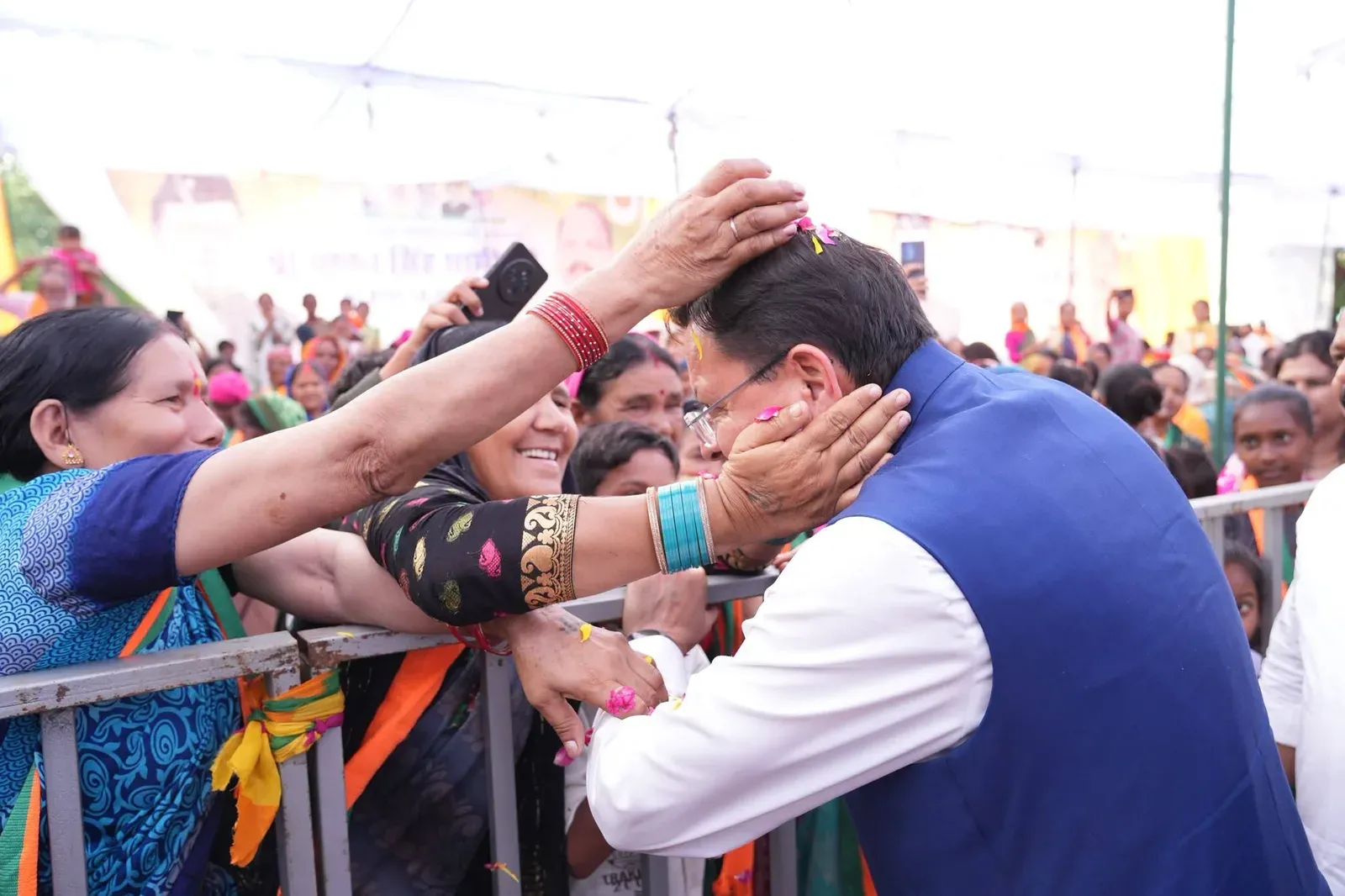 CM Dhami holds Jan Samvad in Khatima, vows balanced Uttarakhand growth