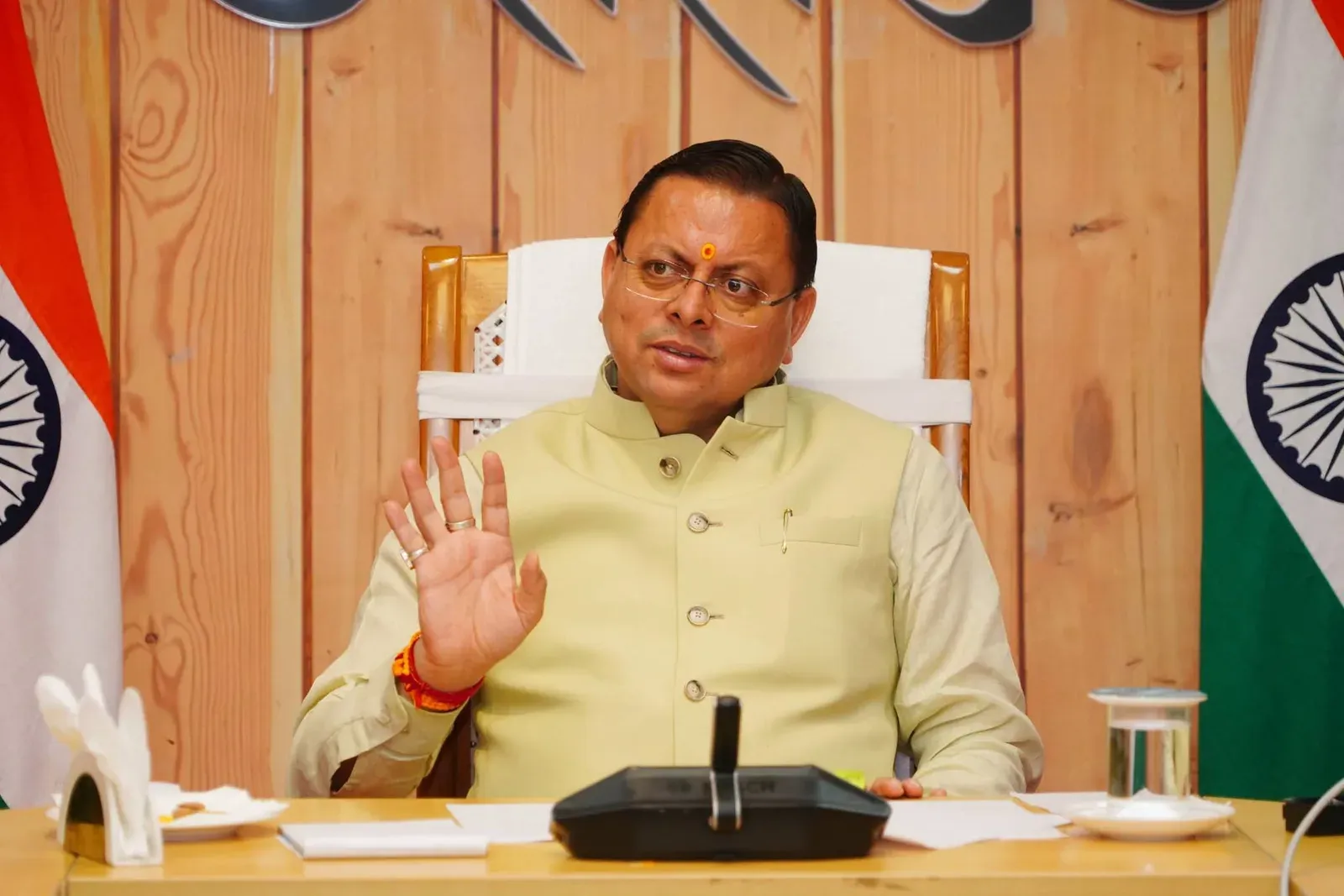 CM Dhami Holds NITI Aayog Talks on Uttarakhand Development
