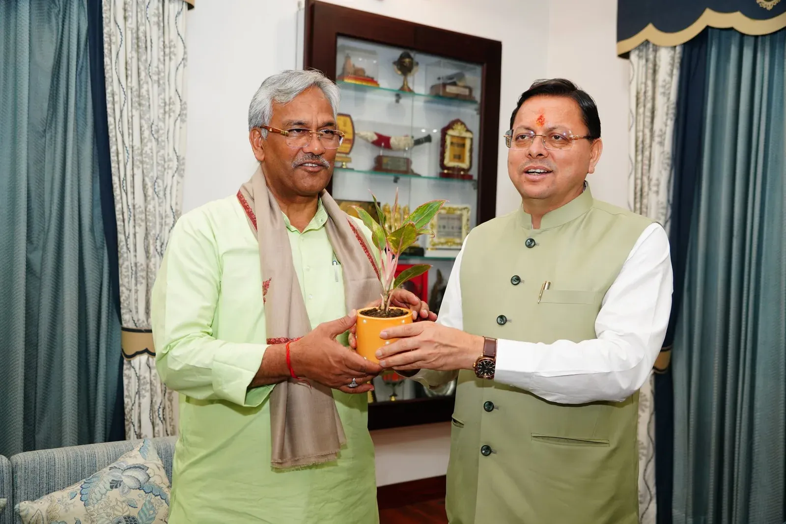 CM Dhami Holds Pre-Visit Meet With BJP Leaders for National Chief's Uttarakhand Tour