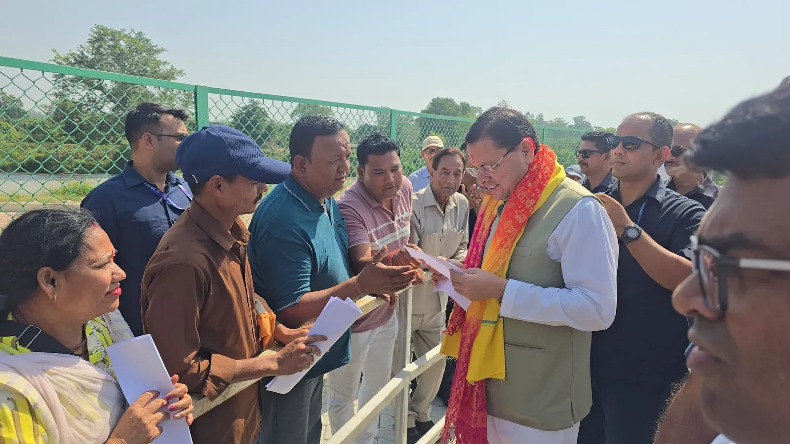 CM Dhami holds public grievance meet in Udham Singh Nagar
