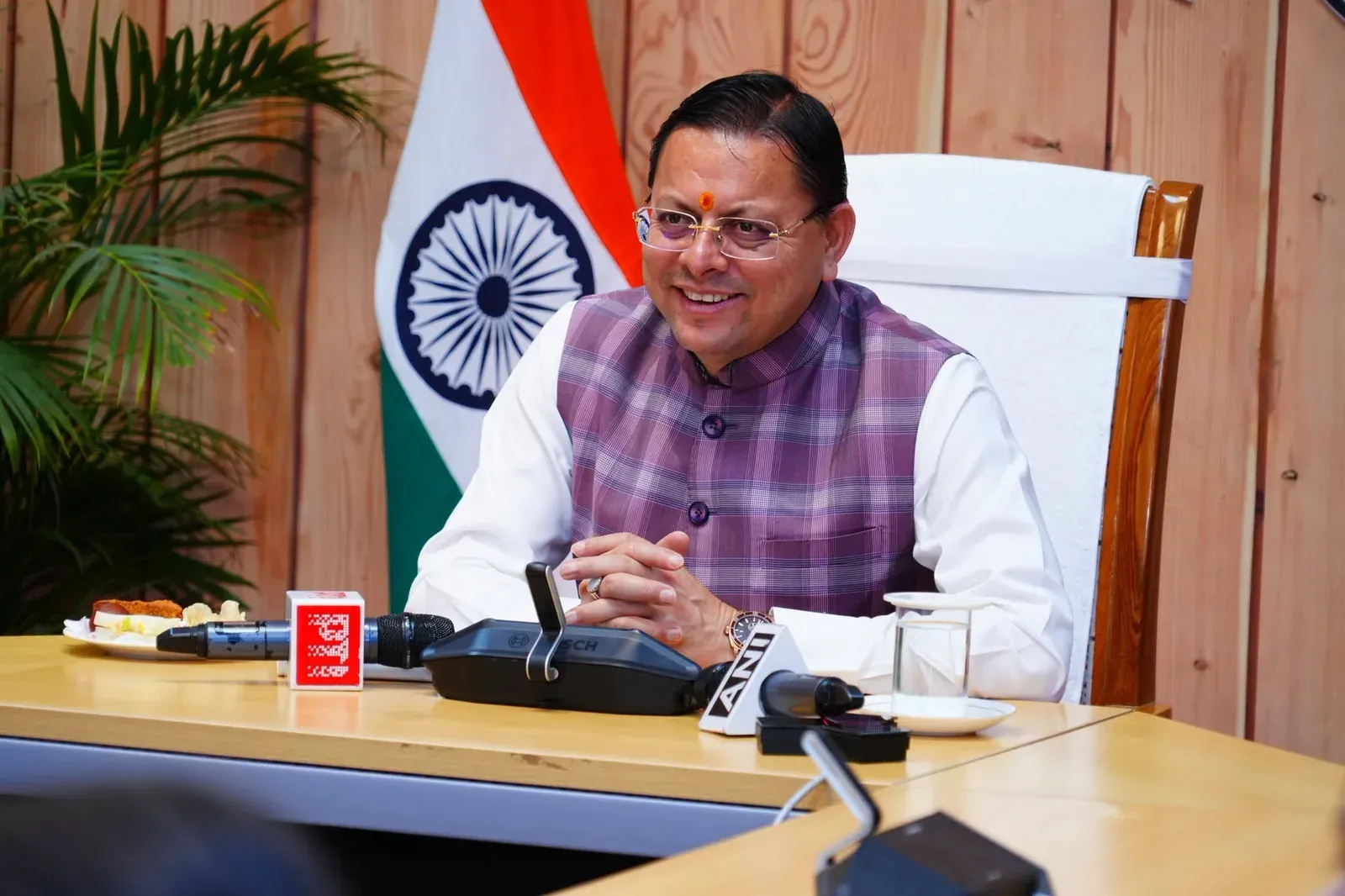 CM Dhami Hosts Mann Ki Baat 134 With Hostel Girls