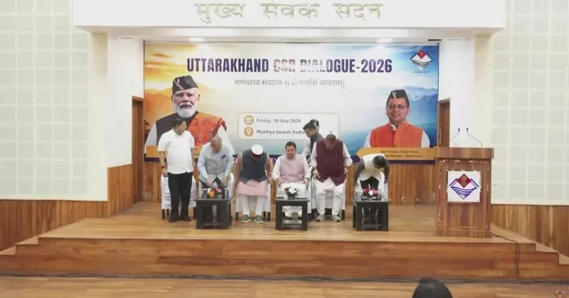 CM Dhami hosts Uttarakhand CSR Dialogue 2026 in Dehradun