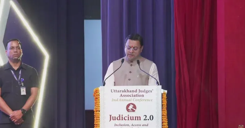 CM Dhami inaugurates Judicium 2.0 judicial conference in Dehradun