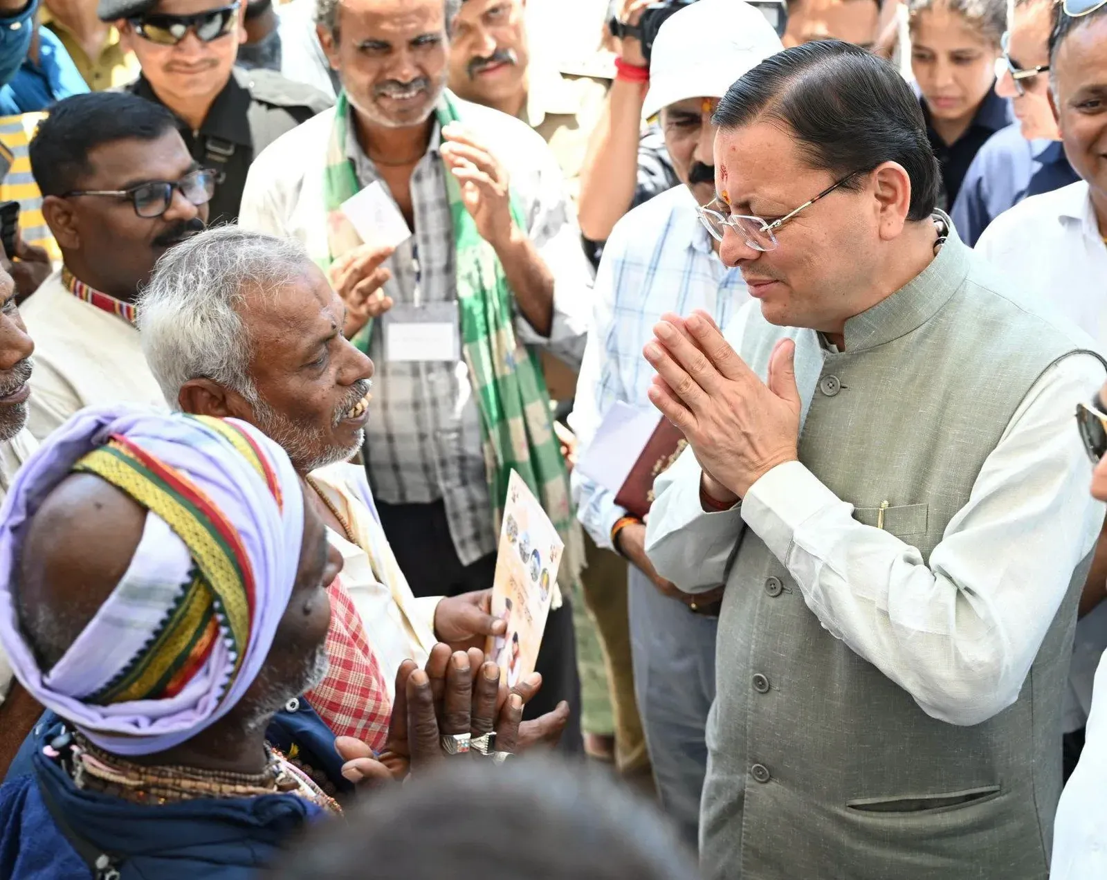 CM Dhami inspects Rishikesh transit camp, orders coolers for yatris