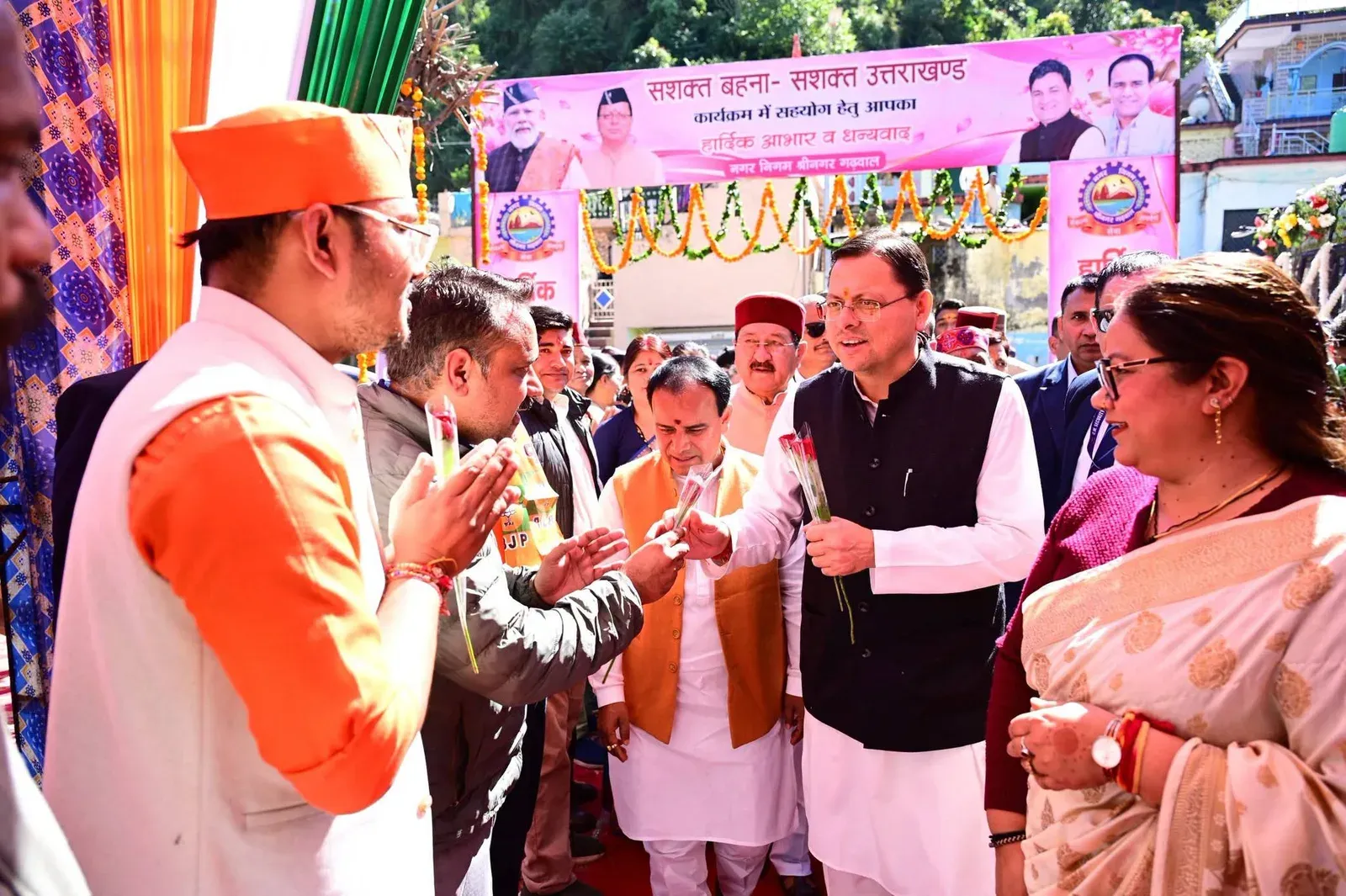 CM Dhami launches 9 projects worth ₹9 cr in Pauri Garhwal