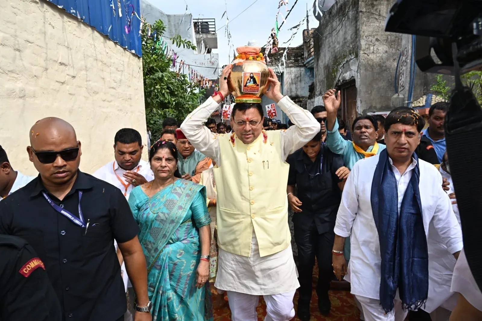 CM Dhami Launches Guru Ravidas 650th Birth Anniversary Kalash Yatra in Bhagwanpur