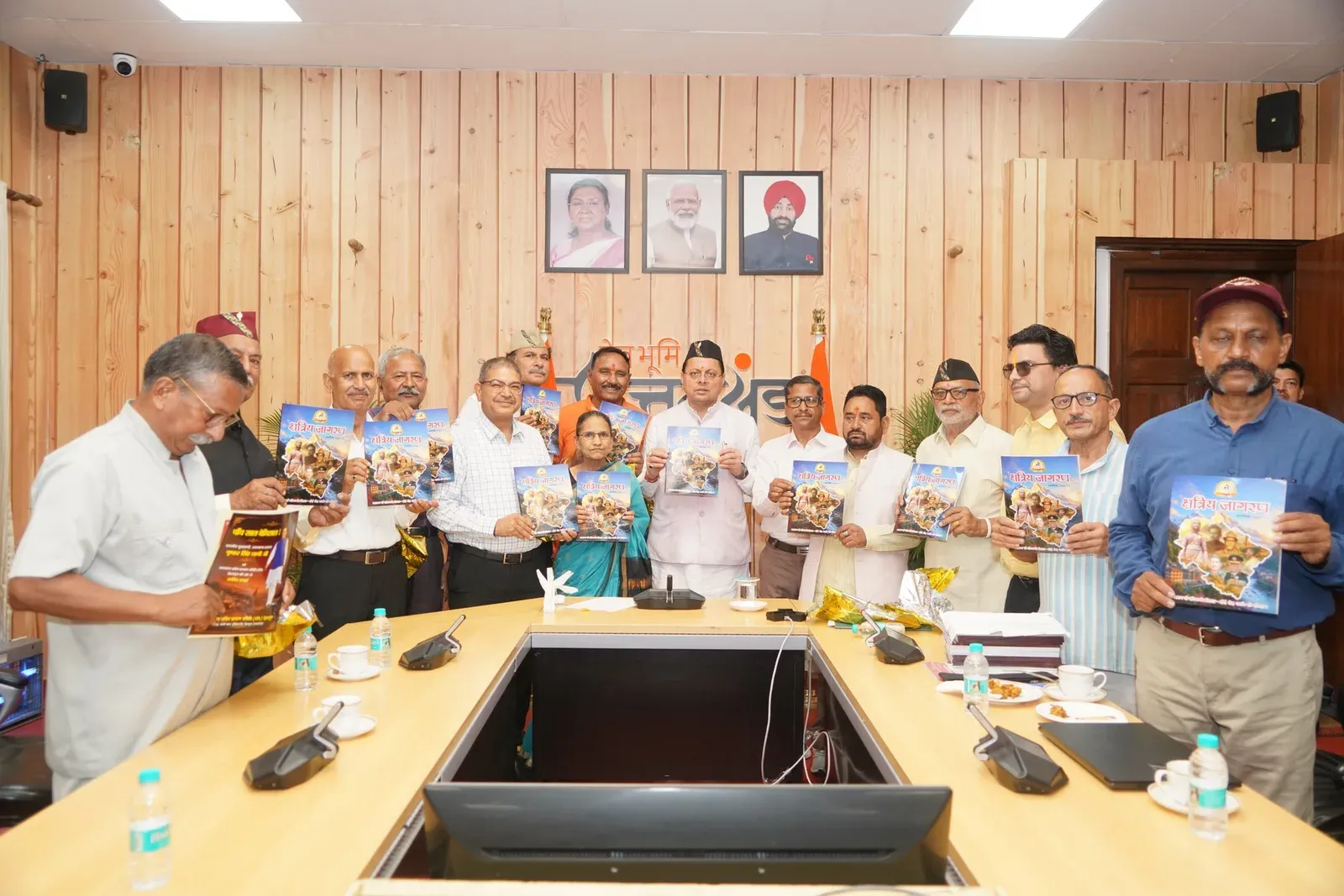 CM Dhami Launches Kshatriya Welfare Panel's Website in Dehradun