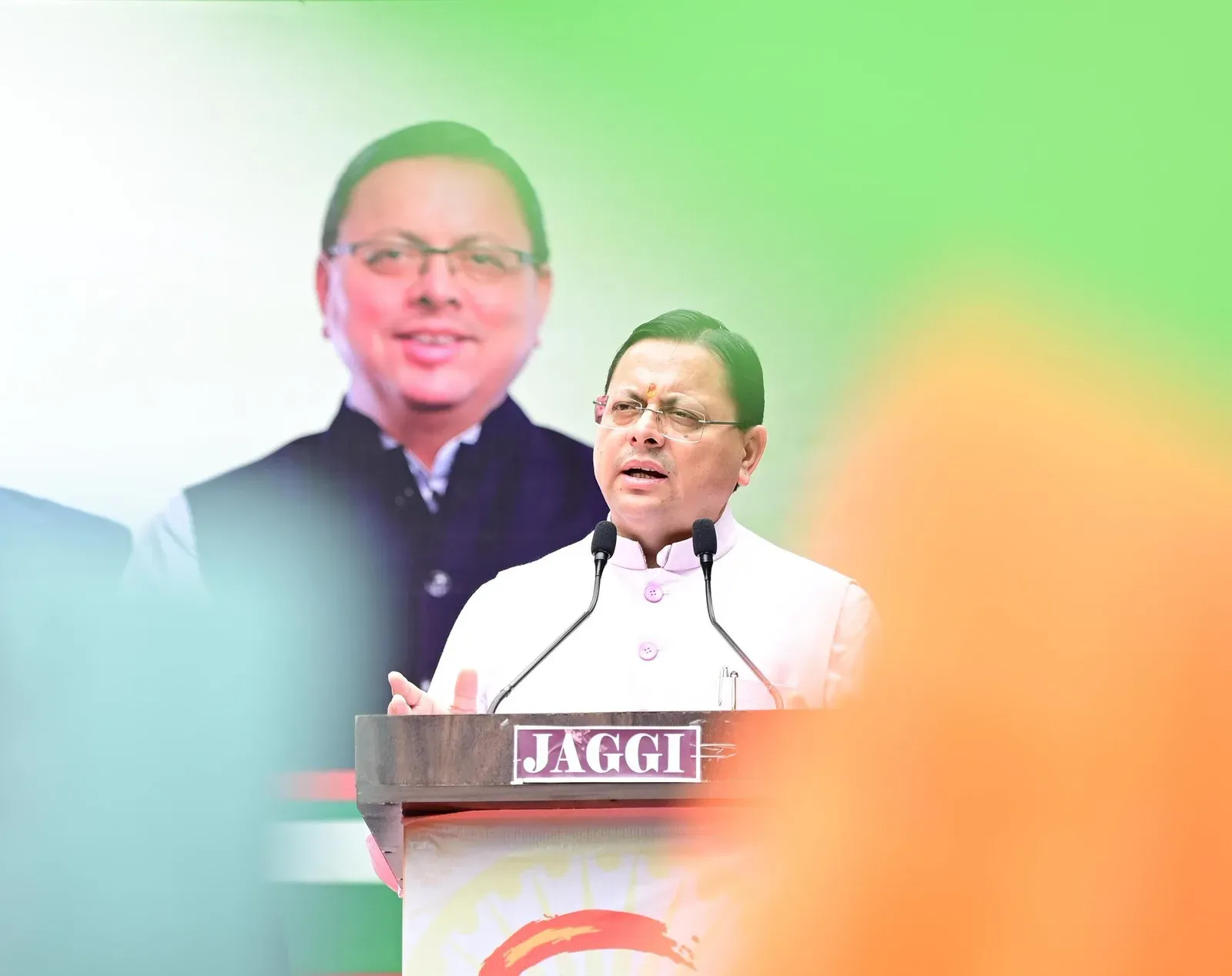 CM Dhami leads Har Ghar Tiranga Yatra in Dehradun