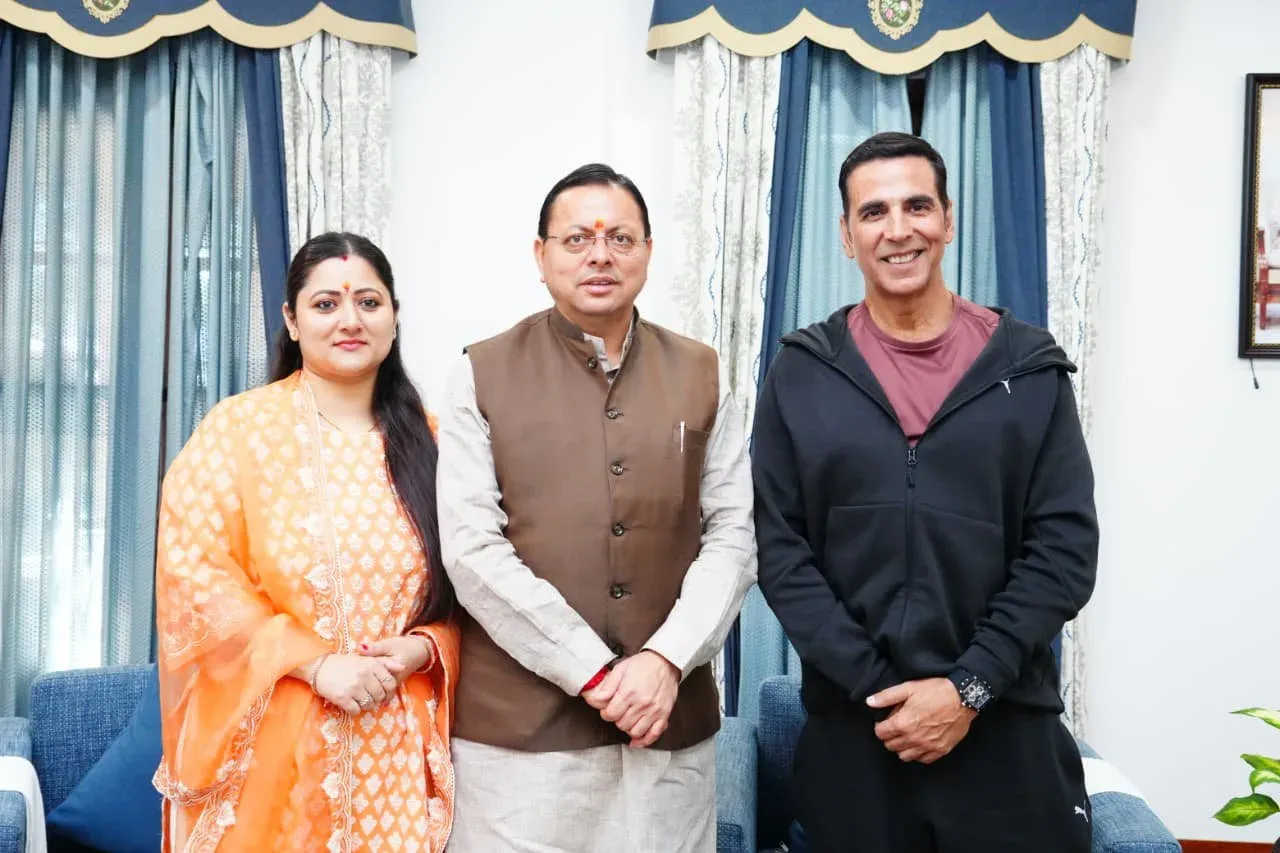 CM Dhami meets Akshay Kumar, pitches Uttarakhand Film Policy-2024