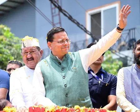 चमोली को ₹155.36 करोड़ की 63 विकास परियोजनाएँ: CM धामी ने गोपेश्वर में किया शिलान्यास व लोकार्पण