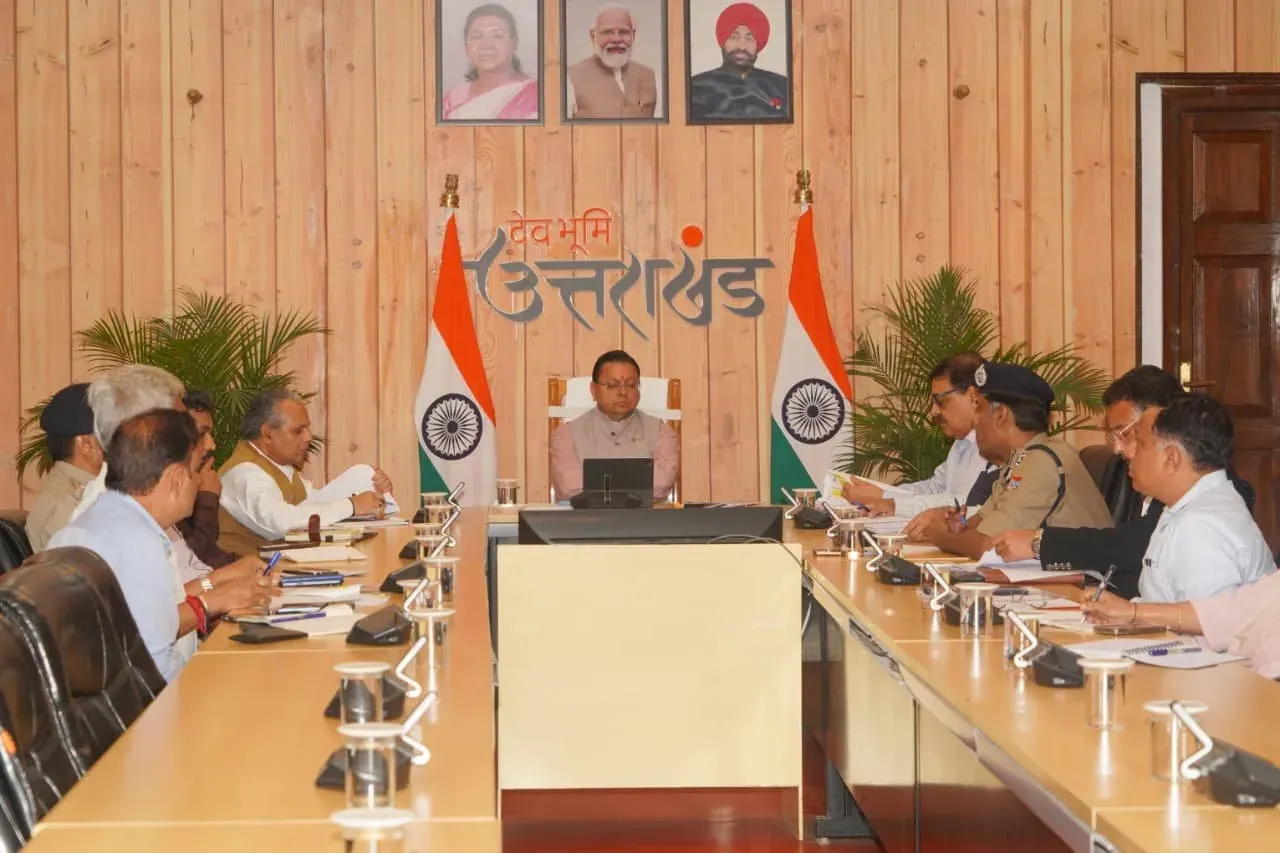 CM Dhami Orders 24/7 Alert Mode for Monsoon, Char Dham Safety