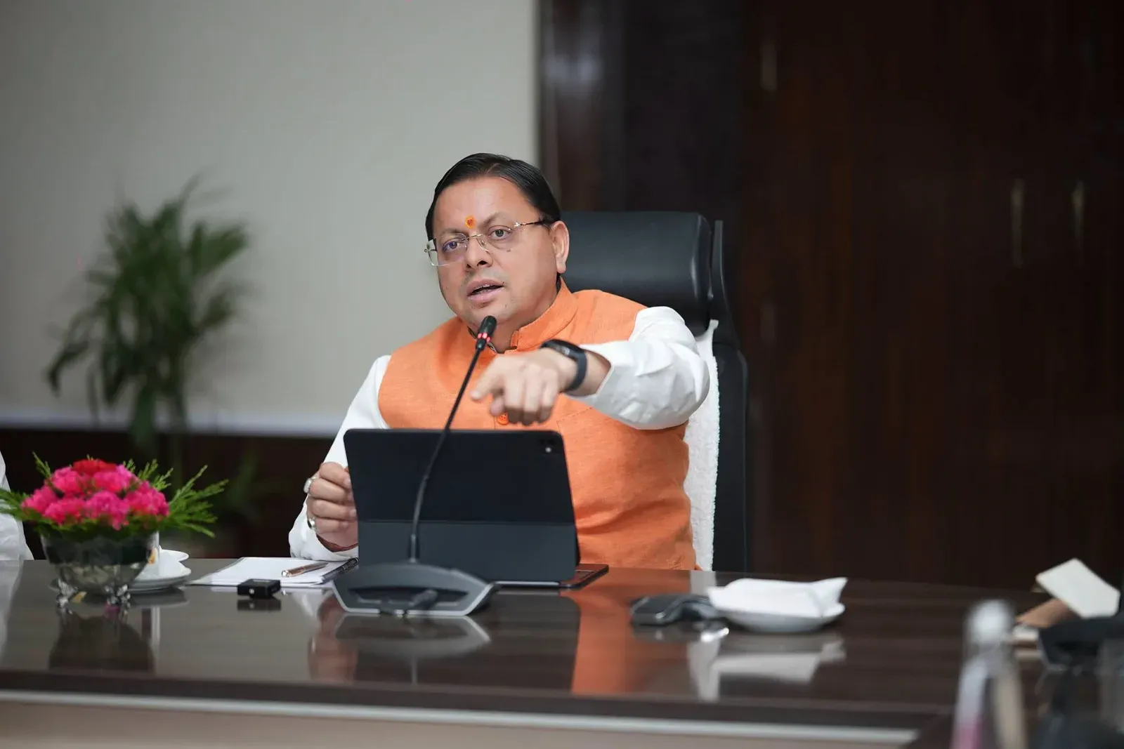 CM Dhami Orders Pre-Monsoon Alert Across Uttarakhand