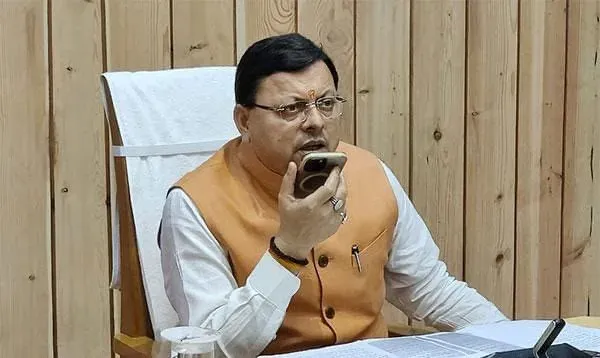 CM Dhami Orders Priority Repair of Disaster-Hit Khainuri Road