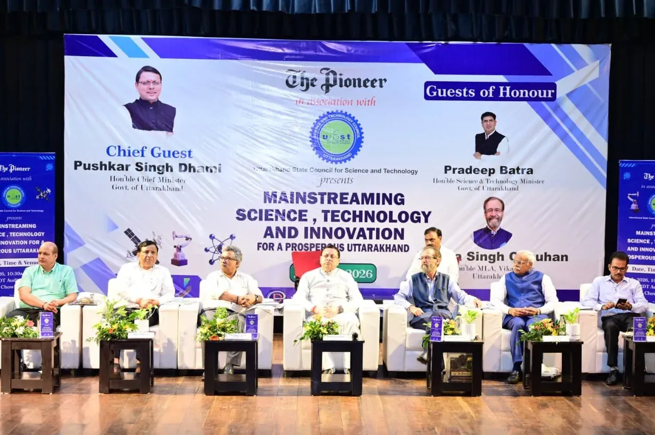 CM Dhami Pitches Science & Innovation as Uttarakhand's Growth Engine