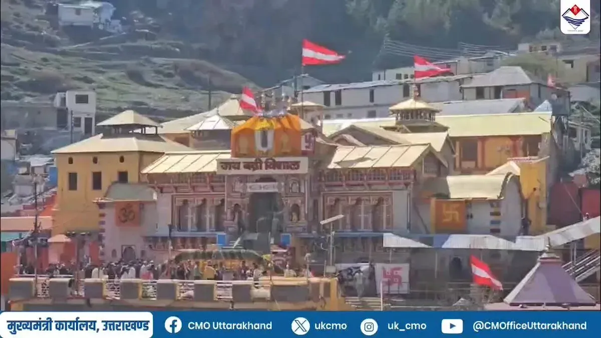 CM Dhami, PM Modi drive Badrinath Dham redevelopment