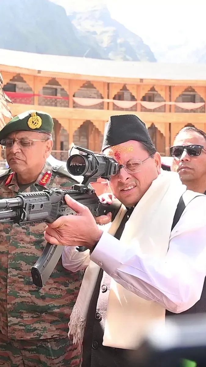 CM Dhami Salutes Indian Army With 'Jai Hind Ki Sena'