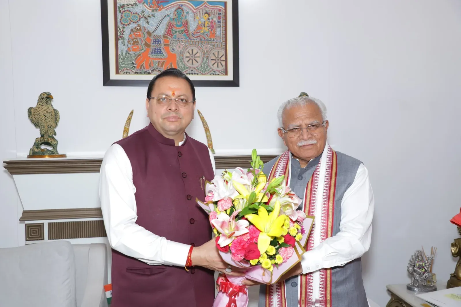 CM Dhami Seeks 350 MW Extra Power, ₹7,800 Cr Aid for Uttarakhand