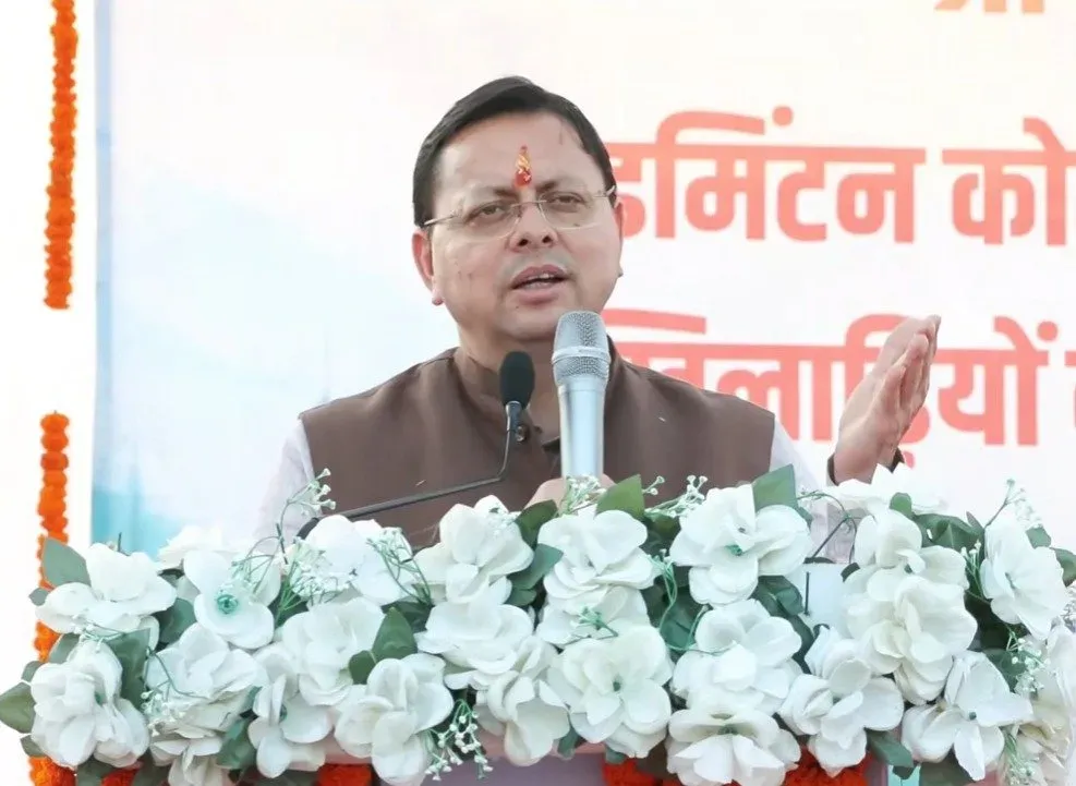 CM Dhami: Sports, not drugs, for Uttarakhand's youth
