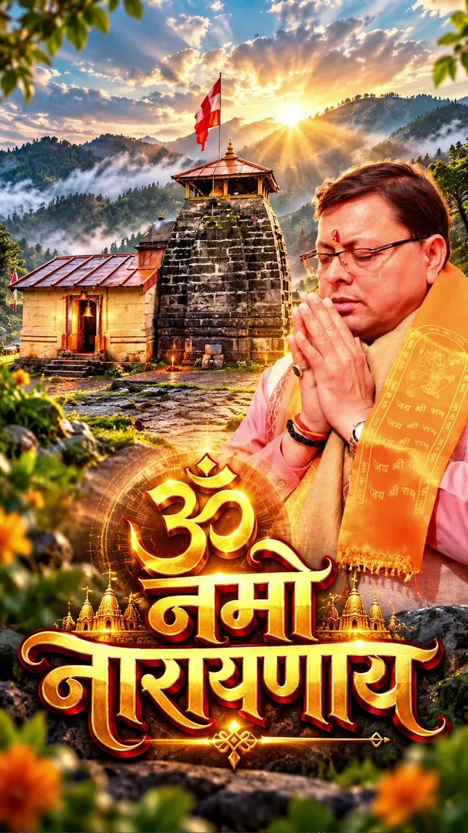 CM Dhami Spotlights Dhyan Badri, a Panch Badri Gem in Chamoli