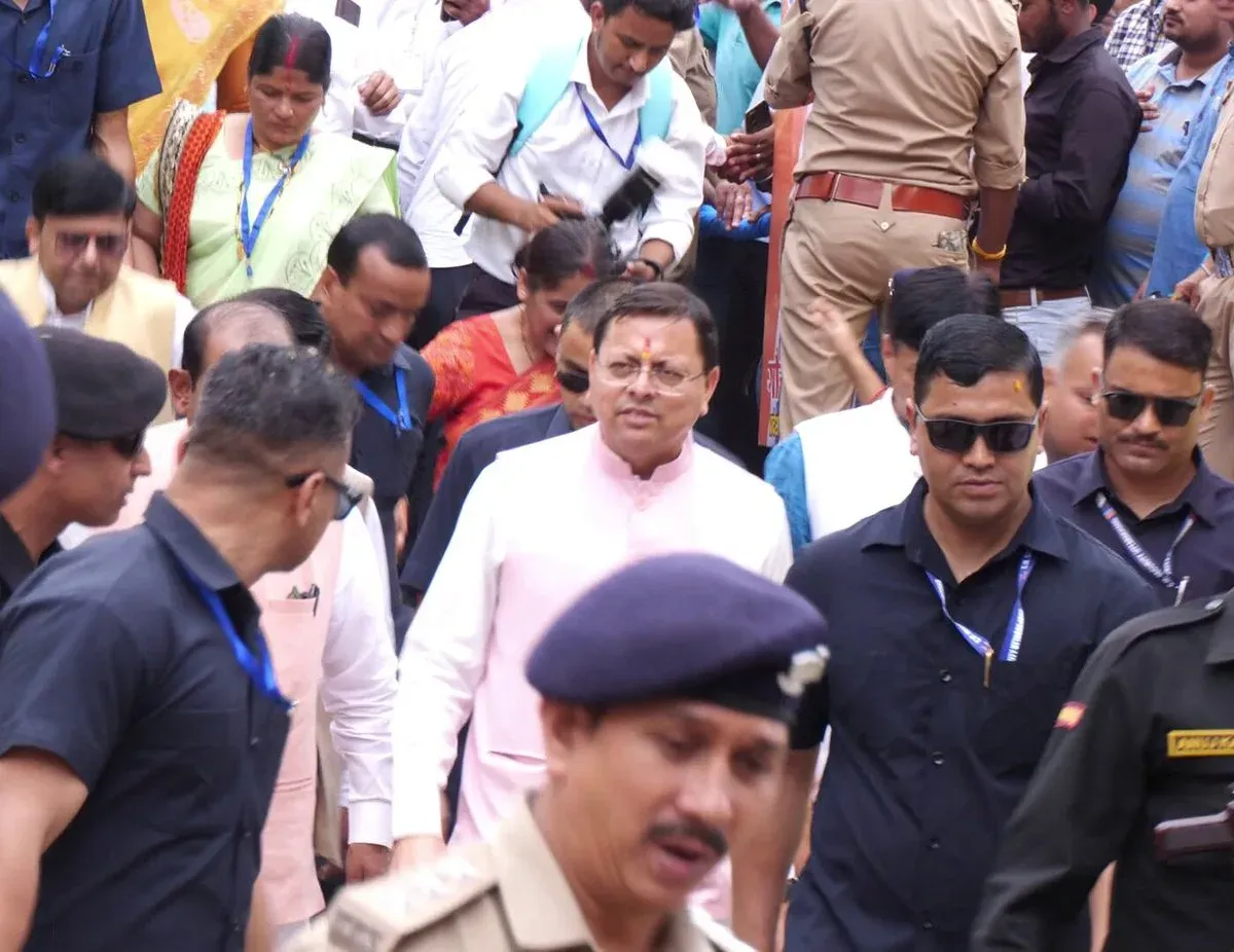 CM Dhami Thanks Almora for Overwhelming Support, Cites Double-Engine Govt