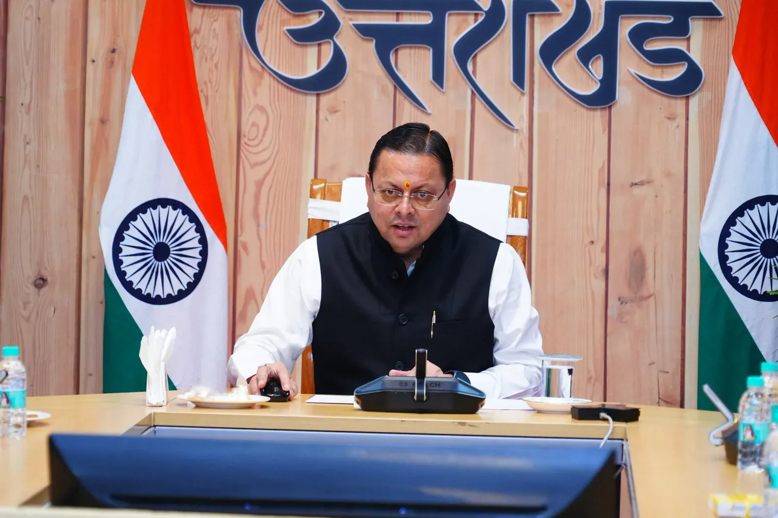 CM Dhami transfers Rs 11 crore to 4,400+ construction workers via DBT