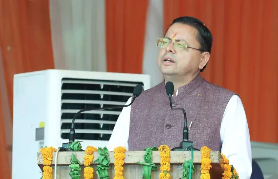 CM Dhami Welcomes Union Min Chouhan for Khet Bachao Abhiyan