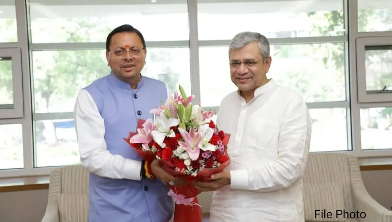 CM Dhami Wishes Union Minister Vaishnaw on Birthday