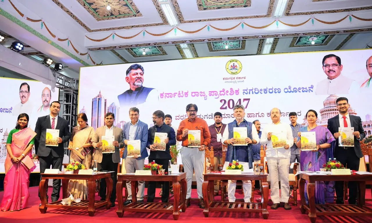 CM DK Shivakumar releases Karnataka urbanisation plan for 2047