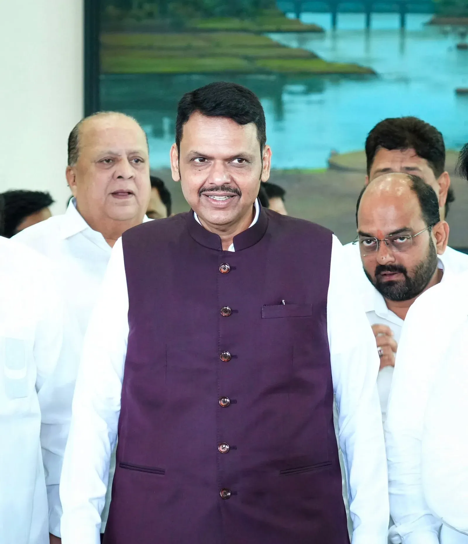 CM Fadnavis Arrives in Kolhapur for District Visit