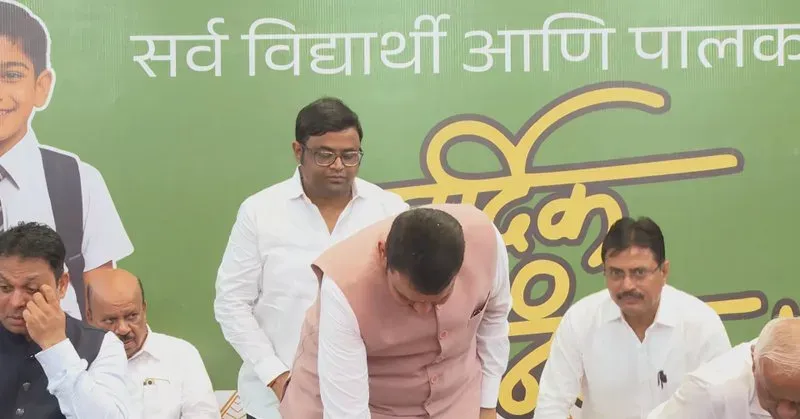 CM Fadnavis attends Shala Praveshotsav 2026 at PM SHRI school in Raigad